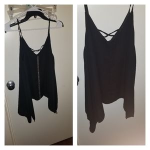 Pretty euc ladies flowey tank top